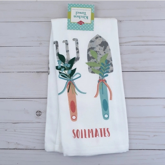 Kitchen Towel Dual Purpose Soil Mates Garden Shovel Rake - Picture 1 of 3